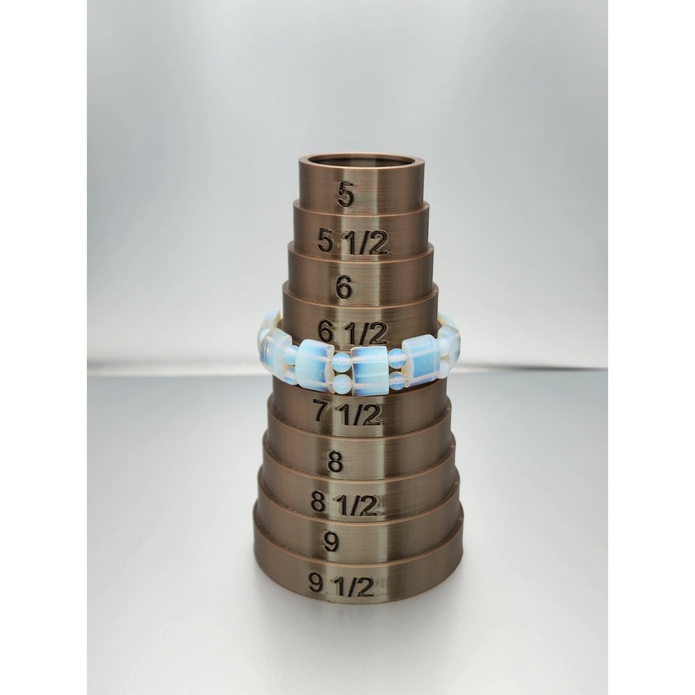 Gorgeous! Vintage Blue‎ Moonstone Beaded Stretchy Bracelet FREE $HIPPING!! - Picture 10 of 11
